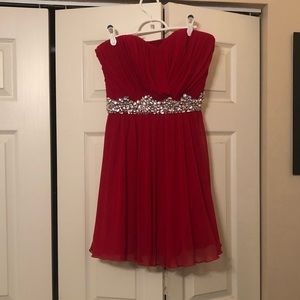 Red homecoming dress. Only worn once.